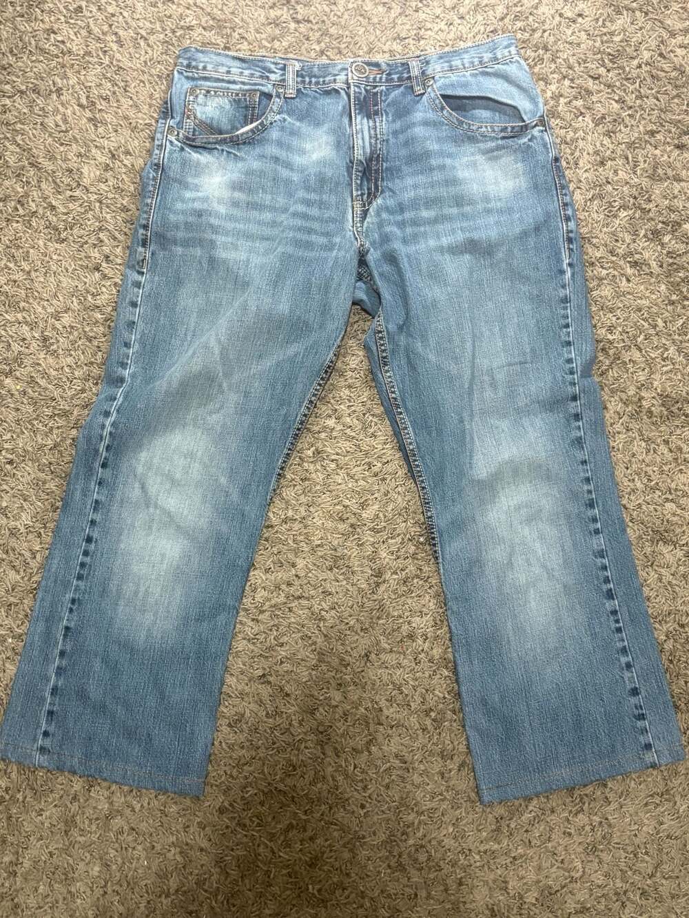 Wrangler 20X Jeans 34x38 Men's Denim Medium Wash Cowboy Western 01MWXDB